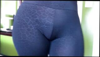 Video 191603205: booty cameltoe, ass bubble booty, cameltoe spandex, cameltoe leggings