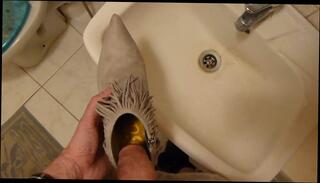 Video 312259001: wife pissing, piss boots, gay boots, man gay, gay hd