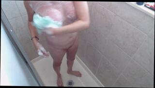Video 999499803: big boobs solo, amateur solo female, solo female shower, shower tease, boobs clean