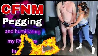 Video 1653471791: femdom strapon pegging slave, strapon femdom pegging anal, amateur femdom pegging, cfnm pegging, femdom slave training, amateur femdom ball busting, straight pegging, pegs masked, strapon hd, fisting