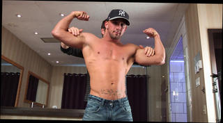 Video 1457218604: fetish gay masturbation, cum filled condom, muscle gay fetish, cum worship, fetish hunk, taste cum