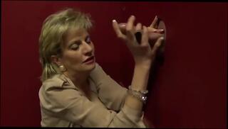 Video 295219901: milf nylons, milf gloryhole, nylon lady, blows gloryhole, gloryhole cum, milfs mouth cummed, straight gloryhole, wearing nylons