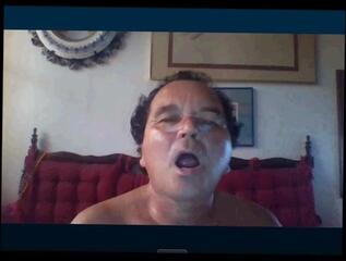 Video 197225401: daddy bear wanking, cam wank, gay daddy bear, handjob wank, webcam wank, spanish cam