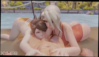 Video 1569392903: 3d cartoon dick, 3d cartoon blowjob, big dick 3d, 3d 60fps, threesome, amateur big dick blowjob