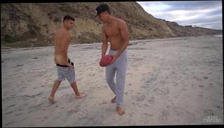 Video 744382955: gay latino bareback, bareback beach, flip fuck