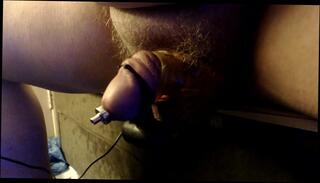 Video 240205001: plug cumshot, penis plug, gay man cumshot