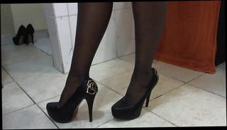 Video 740868601: straight slave, heels slave, black slave, ebony slave