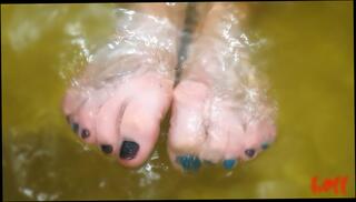 Video 1442813203: solo female feet, feet fetish, amateur fetish couple, bath feet, nails feet, russian feet