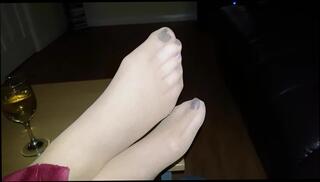 Video 385689601: nylon feet foot, nylon feet fetish, milf nylon feet, british milf feet, foot fetish hd, feet straight