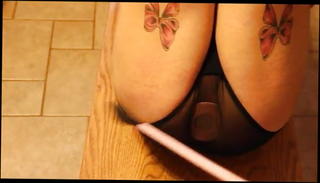 Video 711346001: shemale dominates sissy, domination spanking, bad sissy