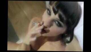 Video 168629901: babe cum facial, babe facial cumshot, babe cum faced, straight cum, cum smoke, smoking jerking