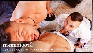 Video 1573206274: threesome blowjob handjob, gay threesome, threesome masturbation, feet, gay experience porn, gay vr porn