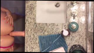 Video 381015601: girl dildo masturbation, amateur dildo masturbation, bathroom dildo masturbation, mature dildo masturbation, straight dildo