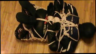 Video 1544153901: bondage slave domination, master dominate slave, gay domination slave, bondage slave training, hogtied slave, leather master slave, slaves big cock, slave couple, gay leather biker, hungarian couple