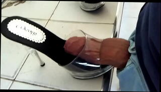 Video 446131155: solo boy big, big cock solo, high heels shoejob