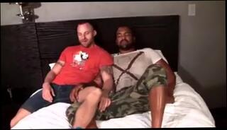 Video 159940304: interracial gay bareback, gay bareback hunk, bareback black gay, black man interracial, black fucking white
