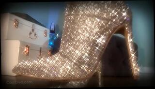 Video 1037361645: femdom ass worship, thigh worship, leggings ass worship, boot slave, fishnet worship, lingerie femdom